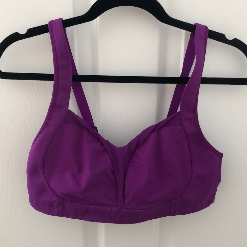Purple Lululemon Tame Your Tatas bra